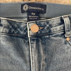 Democracy “ab”solution denim jeans size 6